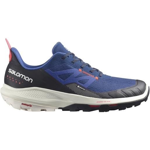 Salomon - scarpe da trekking - outpulse gtx estate blue/vanila per uomo - taglia 7 uk, 8 uk, 10,5 uk