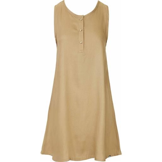 Picture Organic Clothing - vestito a canotta - lorna dress dark stone per donne - taglia xs, s - beige