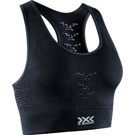 X-Bionic - reggiseno sportivo - energizer 4.0 sports bra opal black/arctic white per donne - taglia s, xs - nero