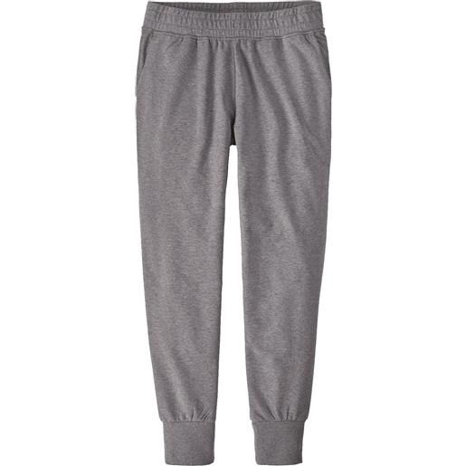 Patagonia - pantaloni sportivi comodi - w's ahnya pants salt grey per donne in cotone - taglia xs, s, m, l - grigio