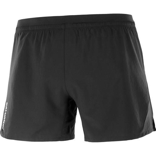 Salomon - pantaloncini ultra leggeri foderati in mesh - cross 5'' shorts m deep black per uomo in poliestere riciclato - taglia s, m, l, xl, xxl - nero