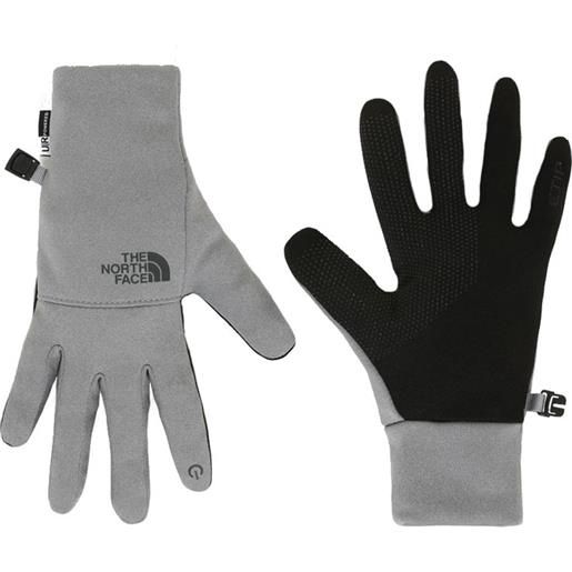 The North Face - guanti touchscreen - w etip recycled glove tnf medium grey heather per donne in silicone - taglia xs, s, m, l - grigio