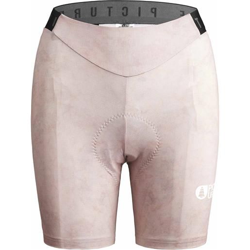 Picture Organic Clothing - pantaloncini da mtb - inner w printed shorts light earthly per donne - taglia xs, s, l - rosa
