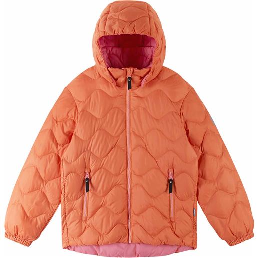 Reima - piumino con cappuccio -bambino - down jacket fossila cantaloupe orange - taglia bambino 116 cm, 152 cm - arancione