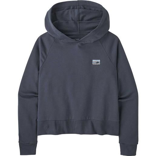 Patagonia - felpa con cappuccio - w's regenerative organic certified cotton essential hoody smldr blue per donne in cotone - taglia m, l