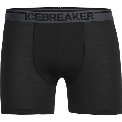 Icebreaker - boxer tecnico in lana merino, 150g/m² - mens anatomica boxers black per uomo in nylon - taglia s, m, l, xl, xxl - nero