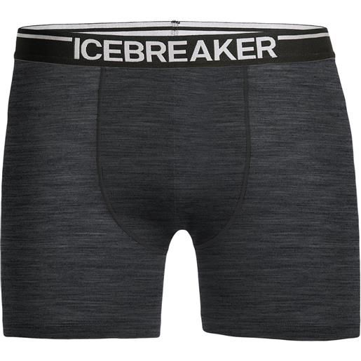 Icebreaker - boxer tecnico in lana merino, 150g/m² - mens anatomica boxers jet heather per uomo in nylon - taglia s, m, l, xl, xxl - grigio
