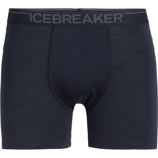 Icebreaker - boxer tecnico in lana merino, 150g/m² - mens anatomica boxers midnight navy per uomo in nylon - taglia s, m, l, xl - blu navy