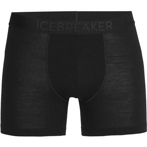 Icebreaker - boxer in lana merino - m anatomica cool-lite boxers black per uomo in nylon - taglia s, m, l, xl, xxl - nero