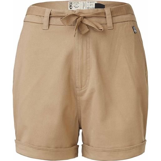 Picture Organic Clothing - shorts stretch in cotone biologico - anjel shorts dark stone per donne in cotone - taglia xs, s, m, l - beige