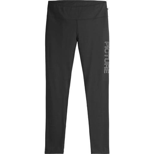 Picture Organic Clothing - leggings tecnici - xina bottom black per donne in pelle - taglia xs, s, m, l, xl - nero