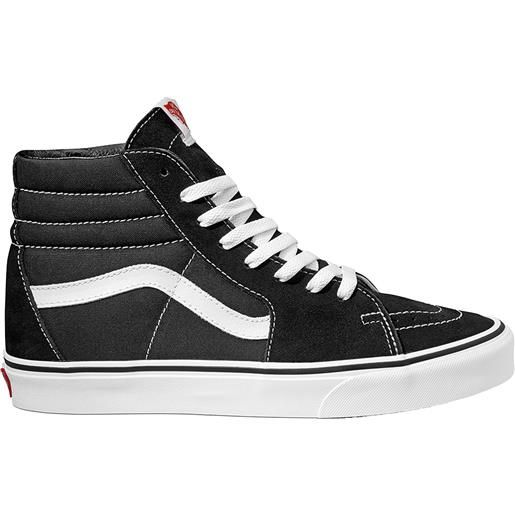 Vans - scarpe da skate alte - sk8-hi black/black/white per uomo - taglia 7,5 us, 9,5 us, 10,5 us, 12 us - nero