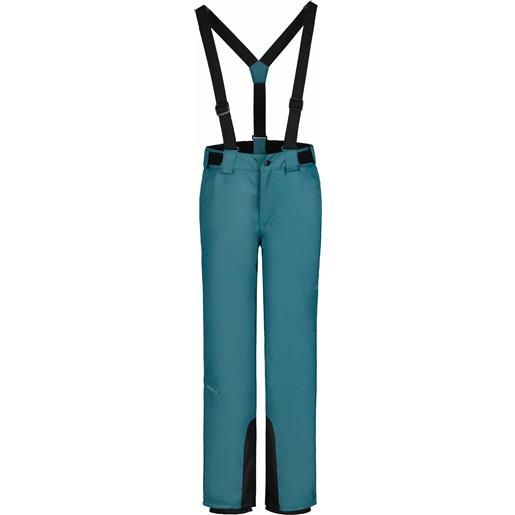 Icepeak - pantaloni da sci con bretelle - lenzen jr smeraldo - taglia bambino 152 cm, 164 cm, 176 cm - blu