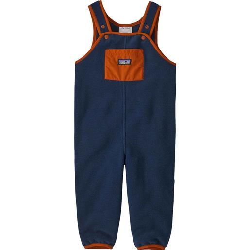 Patagonia - salopette foderata in pile - baby synch overalls new navy - taglia bambino 2a, 3a, 4a - blu navy