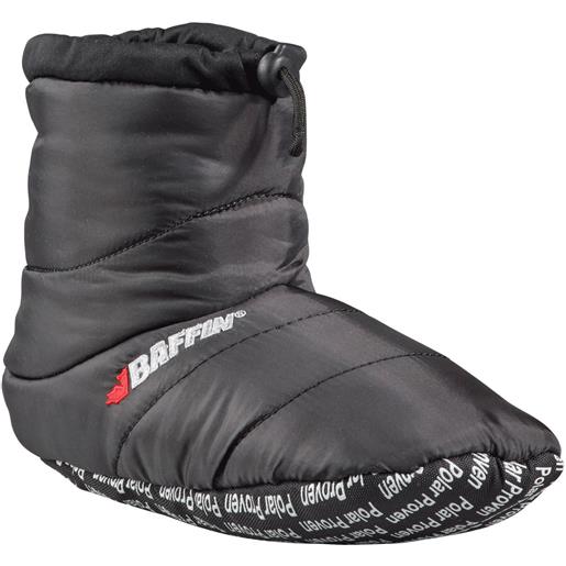 Baffin - pantofole leggere e calde - cush booty black in nylon - taglia s, l - nero