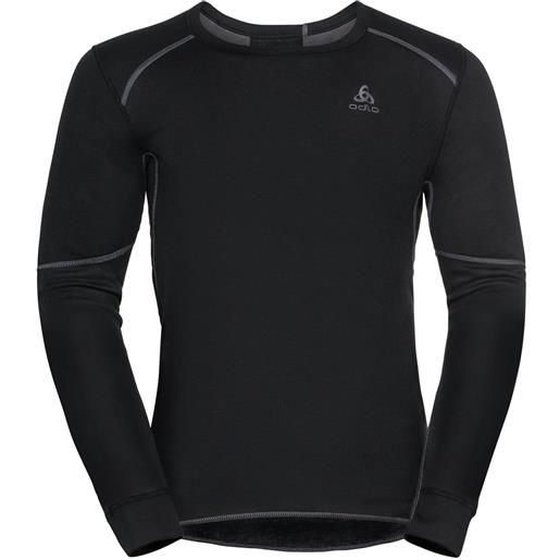 Odlo - maglia termica - t-shirt ml active x-warm eco black per uomo - taglia m - nero