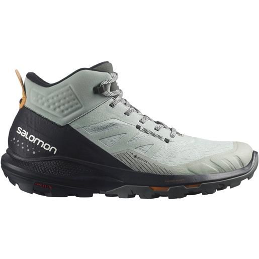 Salomon - scarpe da trekking - outpulse mid gtx wrought iron per uomo - taglia 7 uk, 7,5 uk, 9,5 uk, 10 uk - blu