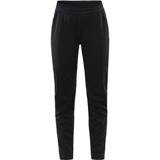 Craft - pantaloni da allenamento - core nordic training pants w black per donne in softshell - taglia xs, s, m, l - nero