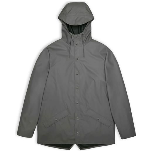 Rains - giacca impermeabile - jacket grey per uomo - taglia xs, s, l, xl - grigio