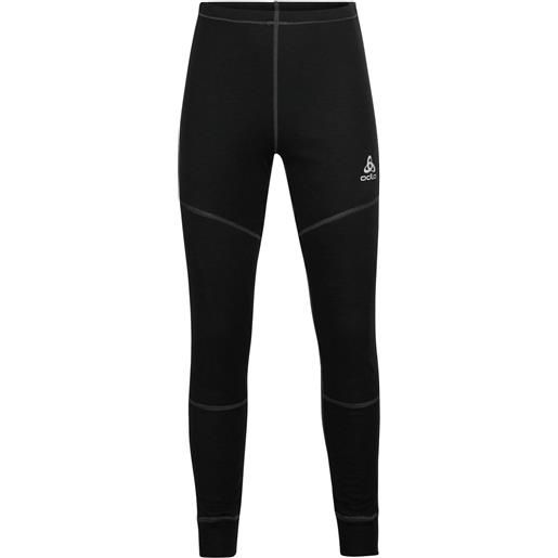 Odlo - leggings tecnici - bl bottom long active x-warm kids eco black - taglia bambino 104 cm, 140 cm, 152 cm, 164 cm - nero