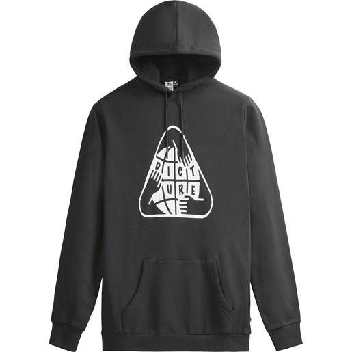 Picture Organic Clothing - felpa con cappuccio in cotone biologico - tonapa hoodie black per uomo in cotone - taglia s, m, l, xl, xxl - nero