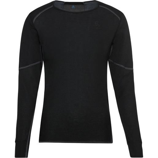 Odlo - maglia termica - t-shirt ml active x-warm eco black per donne - taglia xl - nero