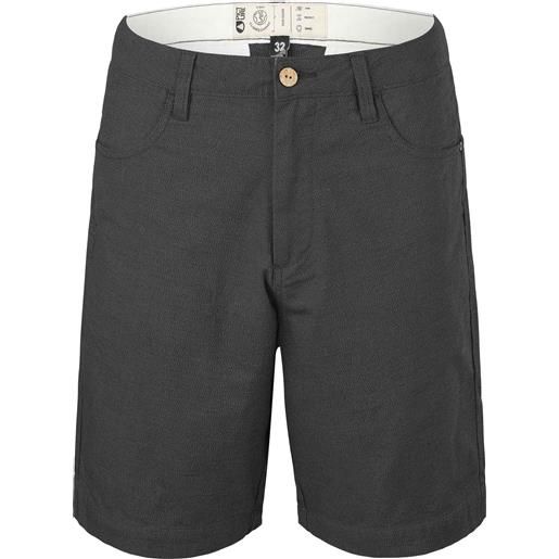 Picture Organic Clothing - pantaloncini da città - aldos shorts black per uomo in cotone - taglia 28,30,31,32,33,34 - nero