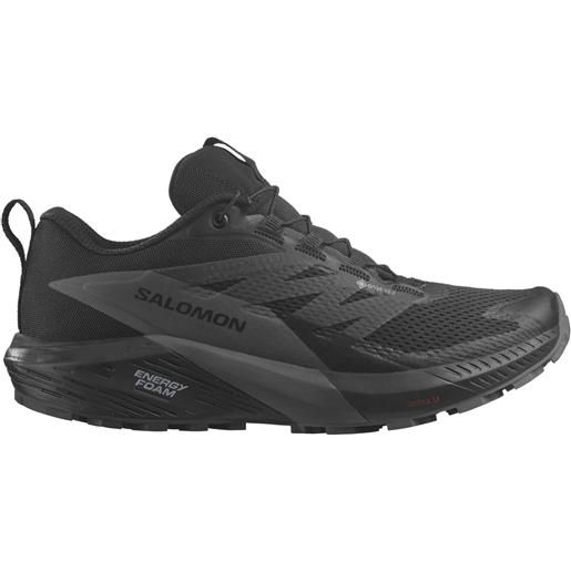 Salomon - scarpe da trail running - sense ride 5 gtx w black/magnet/black per donne - taglia 3,5 uk, 4 uk, 4,5 uk - nero