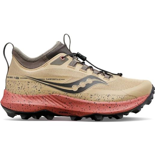 Saucony - scarpe da trail - peregrine 13 st desert/umber per donne - taglia 37.5 - beige