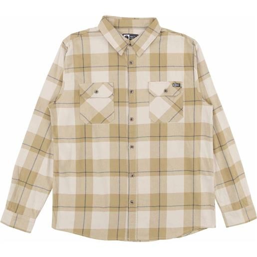 Salty Crew - camicia in cotone - first light flannel peyote per uomo in cotone - taglia s, m, l - beige