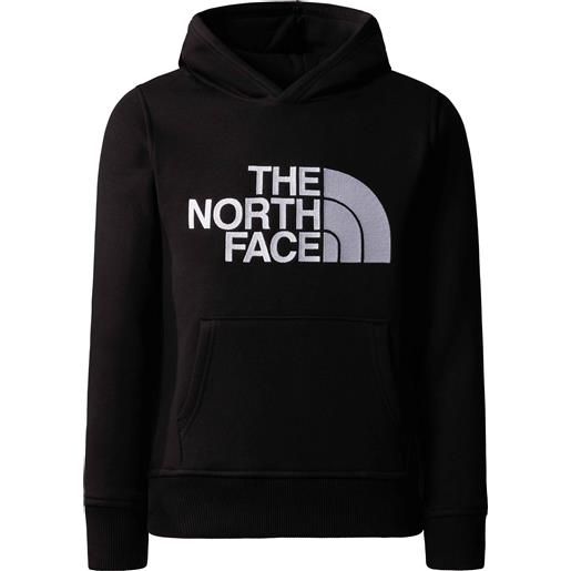 The North Face - felpa con cappuccio - b drew peak p/o hoodie tnf black in cotone - taglia s - nero