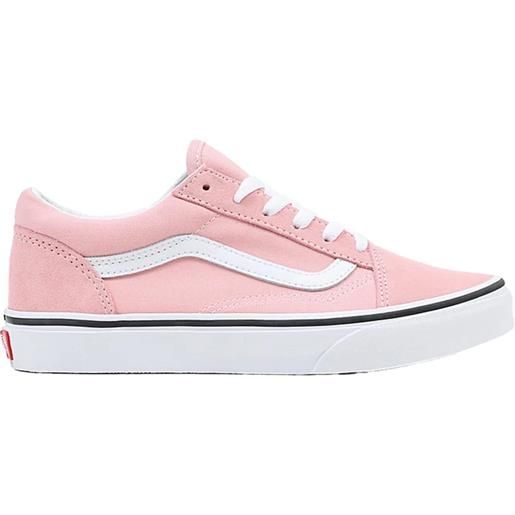 Vans - scarpe da skate - jn old skool powder pink true white - taglia bambino 4 us, 4,5 us, 6 us - nero