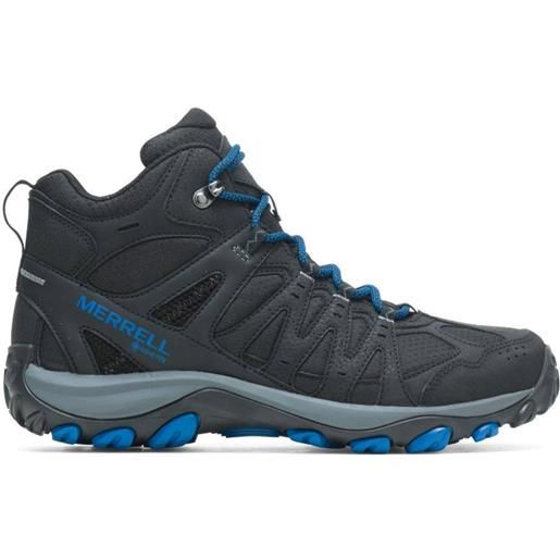 Merrell - scarpe per trekking di un giorno - accentor 3 sport mid gtx/black m per uomo in pelle - taglia 41.5,43 - nero