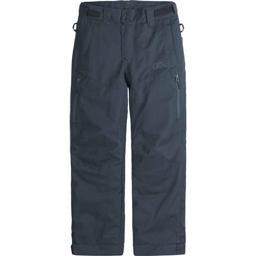 Picture Organic Clothing - pantaloni da sci impermeabili e traspiranti - time pants dark blue in pelle - taglia bambino 6a, 8a - blu navy