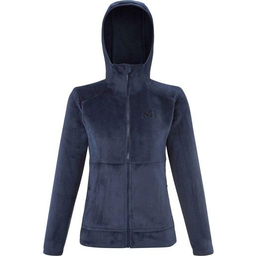 Millet - pile ultra calda - siurana hoodie w blu zaffiro per donne - taglia m, l - blu navy