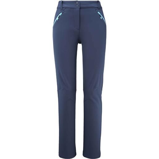 Millet - pantaloni da trekking - lapiaz pant w saphir per donne in pelle - taglia 40 fr, 42 fr - blu navy