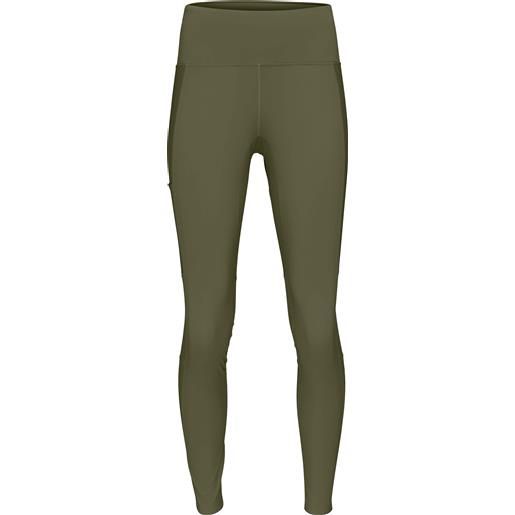 Norrona - leggings traspiranti - norrøna tights w's olive night per donne in nylon - taglia xs, s, l - kaki