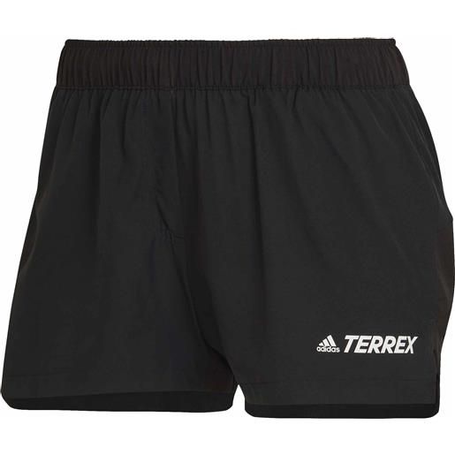 Adidas - shorts da trail/running - trail short w black per donne - taglia m, l - nero
