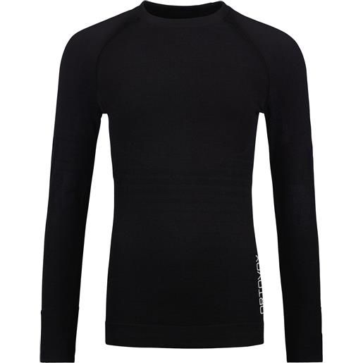 Ortovox - maglia termica in lana merino - 230 competition long sleeve w black raven per donne - taglia m, l - nero