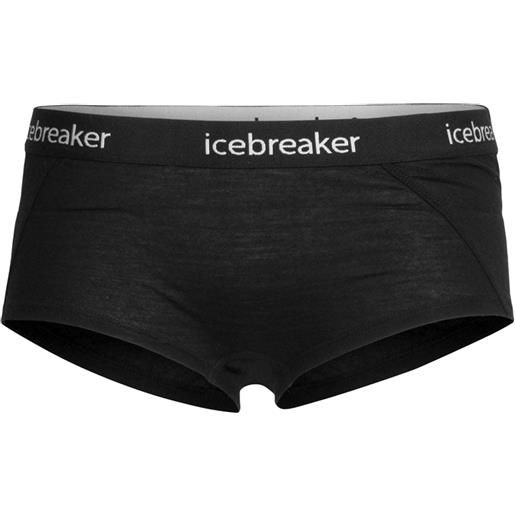 Icebreaker - culotte in lana merino 150g/m² - sprite hot pants w black per donne - taglia xs, s, m, l, xl - nero