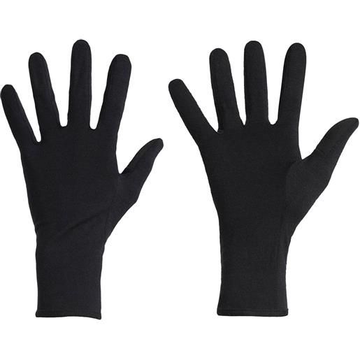 Icebreaker - guanti in lana merino 260g/m² - adult 260 tech glove liner black - taglia xs, s, m, l, xl - nero