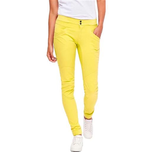 Looking for Wild - pantaloni da arrampicata stretch - laila peak pant w lemon per donne - taglia s - giallo