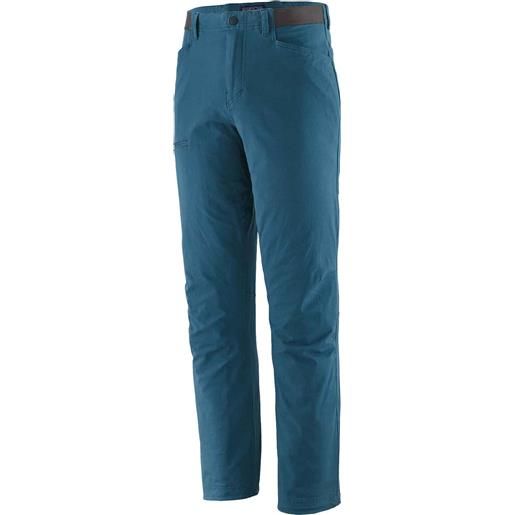 Patagonia - pantaloni da arrampicata - m's venga rock pants wavy blue per uomo in cotone - taglia 30 us, 34 us
