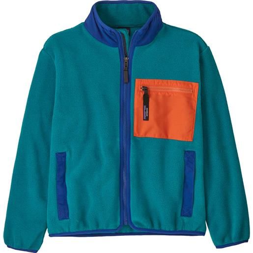 Patagonia - morbida giacca di pile - k's synch jkt belay blue - taglia bambino m, l, xl