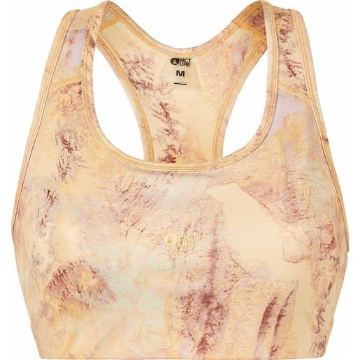 Picture Organic Clothing - reggiseno sportivo - avasa prt bra geology cream per donne - taglia xs, s, m, l - rosa