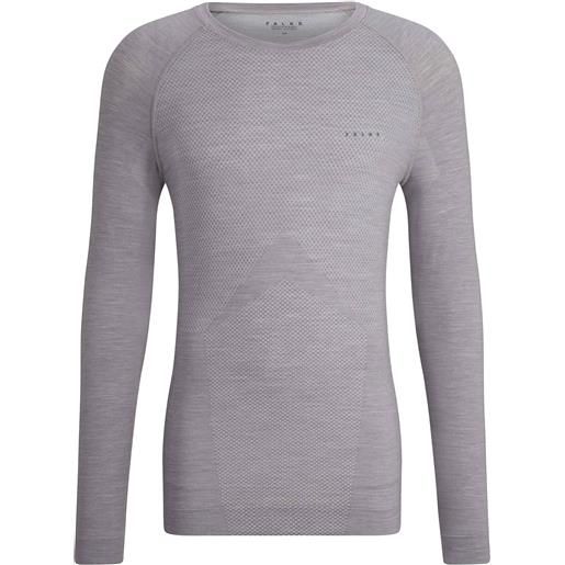 Falke - maglia termica tecnica - light longsleeve shirt regular m grey heather per uomo - taglia m, l - grigio