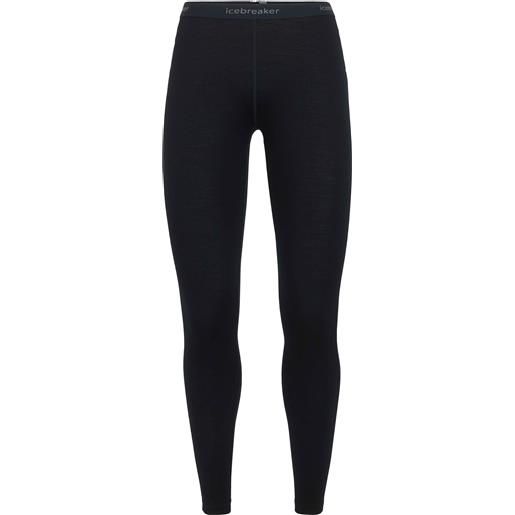 Icebreaker - legging tecnico in lana merino 260g - wmns 260 tech leggings black per donne - taglia m, l - nero