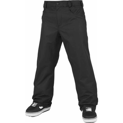 Volcom - pantaloni da snowboard - 5-pocket pant black per uomo - taglia xs, s, m, l, xl - nero
