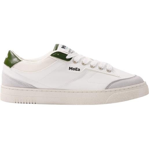 MoEa - sneakers in fibre vegetali - gen 3 cactus white green per uomo in pelle - taglia 35,36,38,39,40,42,43,44,45,46 - bianco