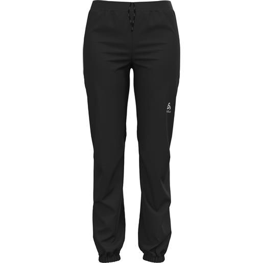 Odlo - pantaloni da sci di fondo - pants brensholmen black per donne in silicone - taglia s, xs - nero